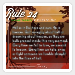 40 RULES OF LOVE - 24 Magnet